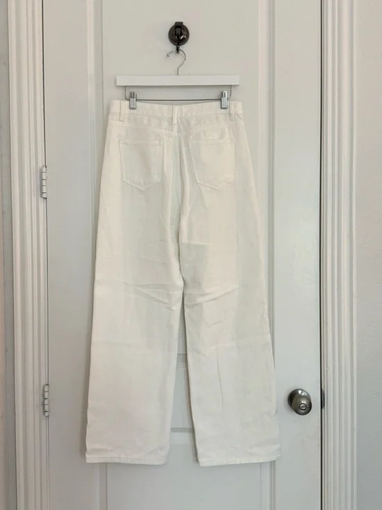 Cider Straight-Leg White High-Rise Jeans - Picture 7 of 7